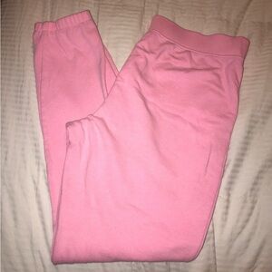 Pink joggers